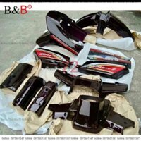 Bộ vỏ Dream ABS nguyên sinh (dàn áo xe máy bộ chưa tái chế cho xe Honda Dream 2 ii Thái Việt, TQ bộ xe máy nhựa(-10%)