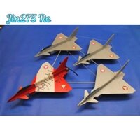 Bộ vỏ kit máy bay 4Kit euro typhoon sải 64 cm(Tặng 3 horn,3 link,5 carbon)