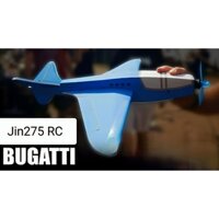 Bộ vỏ kit máy bay Bugatti sải 80 cm(Tặng đế gỗ)