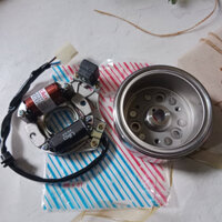 Bộ vô lăng , mâm lửa 2 cục cho xe Dream TQ , Wave ( zắc liền )  loại tốt