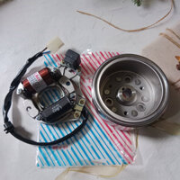 Bộ vô lăng mâm lửa 2 cục xe Dream Wave ( zắc liền )  loại tốt