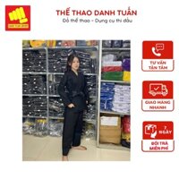 Bộ Võ Màu Đen, Võ Phục Võ Cổ Truyền, Vạt Chéo, Cổ Chui, Silat, Thoáng Mát, Thấm Hút Mồ Hôi, Đủ Cỡ