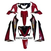 Bộ võ nhựa dàn áo, võ xe WAVE RSX 100 đỏ zin chính hãng Honda