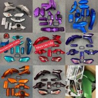 Bộ vỏ nhựa Dream ABS cao cấp, lắp cho các xe Honda Dream II Thái Việt, TQ ) CỰC ĐẸP KÈM TEM