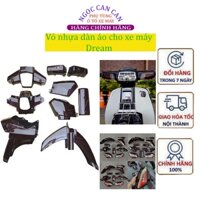 Bộ vỏ nhựa Dream, dàn áo xe Dream màu tím nho (shop cam kết nhựa ABS loại đẹp chất lượng)