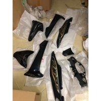 BỘ VỎ NHỰA WAVE A 110CC 2017-2022 MÀU ĐEN CHÍNH HÃNG (8 MẢNH NHỰA MÀU)