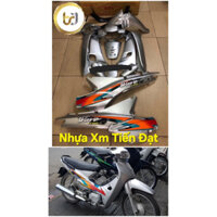 Bộ Vỏ Nhựa Wave Bạc- wave alpha- wave thái kèm tem