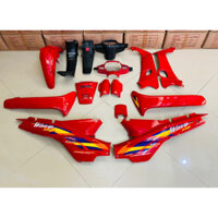 BỘ VỎ NHỰA WAVE THÁI 110  ĐỎ CỜ