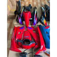 BỘ VỎ NHỰA WAVE THÁI ĐỎ ĐEN CAO CẤP