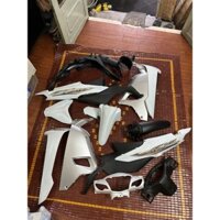 Bộ vỏ nhựa xe máy Wave A110 2017-2025 hàng Việt Nam loại 1 màu Trắng