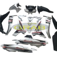 Bộ vỏ nhựa xe SIRIUS đời 2005 đến 2018 nhựa ABS Màu Bạc
