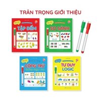 Bộ Vở Viết Xóa Được - Wipe Clean: Làm Toán Không Sợ Sai