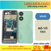 BỘ VỎ VIVO Y03 ( Tặng keo dán và bộ sửa)