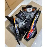 BỘ VỎ WAVE THÁI 1 PHA 110 MÀU ĐEN BÓNG