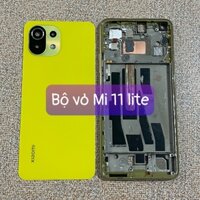 Bộ vỏ xiaomi Mi 11 lite (4G) kèm khay sim,kính camera