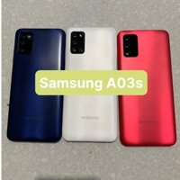 Bộ vỏ zin công ty Samsung Galaxy A03s 2021 - Gồm xương, lưng, phím âm lượng và kính camera