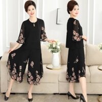 Bộ voan hoa giả váy cho các bà các mẹ 🏠