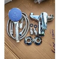 Bộ vòi củ sen nóng lạnh inox 304 bóng, bộ vòi củ sen cao cấp. Giá sỉ toàn quốc. CHỌN HỎA TỐC SHIP NHANH 2H TPHCM