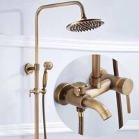Bộ vòi hoa sen nóng lạnh bằng đồng cổ điển VS026