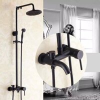 Bộ vòi hoa sen nóng lạnh Đen nhám sang trọng VS019