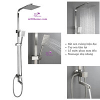 Bộ vòi hoa sen tắm đứng lạnh Inox 304 cao cấp, Cây sen nhà tắm giá rẻ đẹp RS100