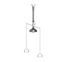 Bộ vòi sen Ø140mm âm trần với lò xo tắt mở nước cổ điển bằng đồng Italica - 399-299BIS140