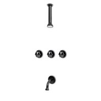 Bộ vòi sen âm trần có vòi xả Bloom stainless steel