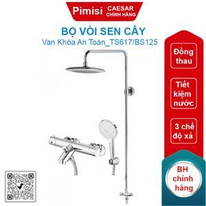 Bộ vòi sen cây Caesar TS617/BS125
