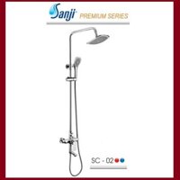 Bộ vòi sen cây tắm đứng nóng lạnh cao cấp Sanji
