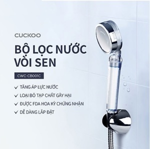 Bộ vòi sen lọc nước và massage Cuckoo CWC-CB001C