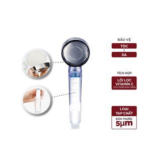 Bộ vòi sen lọc nước và massage Cuckoo CWC-CB001C