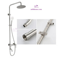 Bộ vòi sen nóng lạnh Inox 304 giá rẻ, sen cây tắm đứng đẹp cho phòng tắm hiện đại
