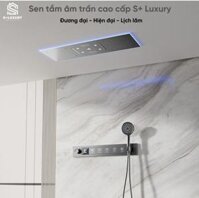 Bộ vòi sen tắm âm trần S+ Luxury 4 chức năng – Thư giãn đỉnh cao