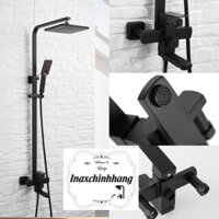 BỘ VÒI SEN TẮM ĐỨNG NÓNG LẠNH MÀU ĐEN HIỆN ĐẠI, chắc chắn bền đẹp sang trọng, bh 2 năm