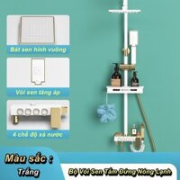 Bộ Vòi Sen Tắm Đứng Nóng Lạnh 4-Platinum Cao Cấp - Home Decor Furniture