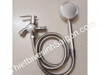 Bộ vòi sen tăng áp lực nước chất liệu nhôm cao cấp