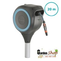 BỘ VÒI TƯỚI CÂY DÂY RÚT TỰ ĐỘNG 20 MÉT CHÂN CẮM ĐẤT GARDENA 18614-20