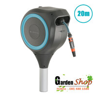 BỘ VÒI TƯỚI CÂY DÂY RÚT TỰ ĐỘNG 20 MÉT CHÂN CẮM ĐẤT GARDENA 18614-20