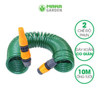 BỘ VÒI TƯỚI CÂY DÂY XOẮN 10 MÉT GF7204 - Ý