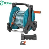 Bộ vòi tưới cây treo tường 20 mét cuốn tay Gardena 08009-20