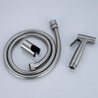 Bộ vòi vệ sinh bằng thép không gỉ SUS 304,Bao gồm : Dây sen 1.2M , giá đỡ vòi sen inox