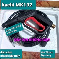 bộ vòi xịt rửa xe máy kachi MK192 ( 9m + súng)