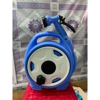 Bộ vòi xịt rửa xe tưới cây Aquamate Rulo thu cuộn ống nước tự động 7 chế độ tưới - Tổng kho kim khí điện nước