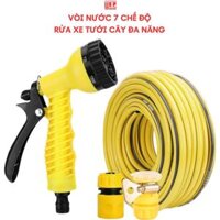 Bộ Vòi Xịt Tăng Áp 7 Chế Độ TDG Vòi Nước Tăng Áp Tưới Cây Rửa Xe Rửa Sân Có Thể Điều Chỉnh Áp Lực Nước Tặng Kèm Dây