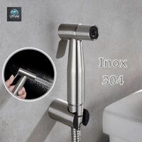 Bộ Vòi Xịt Vệ Sinh Inox 304 Cao Cấp, Đầu Xịt Tăng Áp Siêu Mạnh, Bền Bỉ
