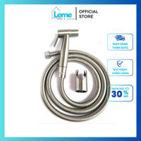 Bộ vòi xịt vệ sinh inox - Vòi xịt bồn cầu inox SUS 304 cao cấp LMPK17