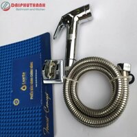 Bộ Vòi Xịt Vệ Sinh LUXTA L5101 Cao Cấp Nhựa Phủ Crome Sáng Bóng - Xịt gắn bồn cầu - Áp lực nước mạnh