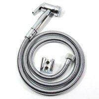 Bộ vòi xịt vệ sinh Nhựa ABS mạ Chrome tăng áp Eurolife EL-X06 Trắng bạc