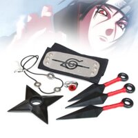 Bộ Vòng Cổ Và Nhẫn Nhựa Hóa Trang Naruto Uchiha Itachi Zhu