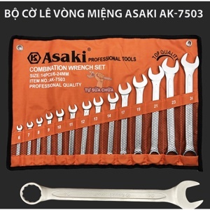 Bộ vòng miệng 14 chi tiết Asaki AK-7503 - C2-6-24mm